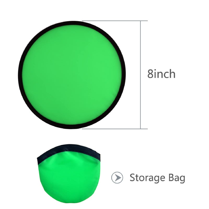 Mototo 30 Pieces Foldable Flying Disc Fans with Bag Folding Pocket Toy Set for Kids Fun Birthday Party Favors Summer Outdoor Activity Game Halloween Christmas  5 Colors (8 inches) - Image 3